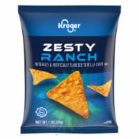 Kroger® Zesty Ranch Tortilla Chips Perspective: Main