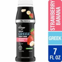 Kroger® Strawberry Banana Low Fat Greek Yogurt Drink Perspective: Main