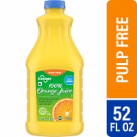 Kroger 100% Orange Juice Pulp Free