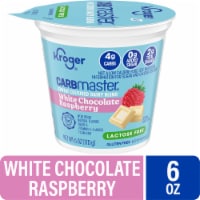 Kroger® CARBmaster® White Chocolate Raspberry Lactose Free Lowfat Yogurt Cup Perspective: Main