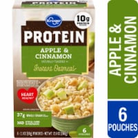 Kroger® Apple & Cinnamon Protein Instant Oatmeal Perspective: Main