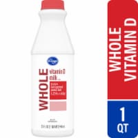 Kroger 3.25% Milkfat Whole Vitamin D Milk Quart Perspective: Main