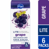 Kroger® Lite Zero Sugar Grape Instant Drink Mix Packets Perspective: Main