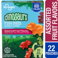 Kroger® Assorted Flavors Dinosaurs Fruit Snacks Box Perspective: Main
