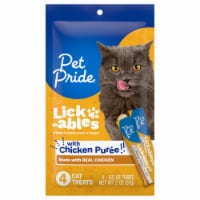 Pet Pride® Lick-ables with Chicken Puree Cat Food Topper and Treat Perspective: Main