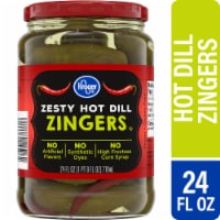 Kroger® Zesty Hot Dill Zingers Pickles Perspective: Main
