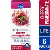 Kroger® Lite Zero Sugar Cherry Pomegranate Instant Drink Mix Packets Perspective: Main