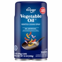 Kroger® Nonstick Vegetable Oil Cooking Spray Twin Pack Perspective: Main