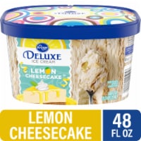 Kroger® Deluxe Lemon Cheesecake Ice Cream Tub Perspective: Main
