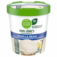 Simple Truth® Non-Dairy Almond Milk Vanilla Bean Frozen Dessert Pint Perspective: Main