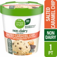 Simple Truth® Dairy Free Oatmilk Caramel Chip Frozen Dessert Pint Perspective: Main
