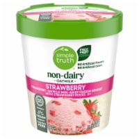 Simple Truth® Non Dairy Oat Milk Frozen Strawberry Dessert Pint Perspective: Main