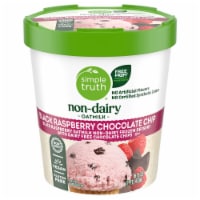 Simple Truth® Non Dairy Oatmilk Black Raspberry Chocolate Chip Frozen Dessert Pint Perspective: Main