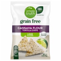 Simple Truth® Grain Free Cassava Flour Tortilla Chips - Lime Perspective: Main