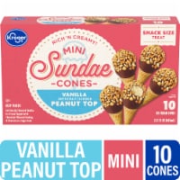 Kroger® Mini Vanilla Sundae Cones Perspective: Main