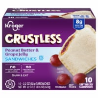 Kroger® Crustless Peanut Butter & Grape Jelly Sandwiches Perspective: Main