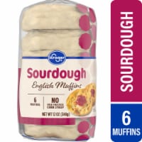 Kroger® Sourdough English Muffins Perspective: Main
