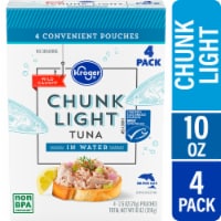 Kroger® Wild Caught Chunk Light Tuna in Water Multipack Perspective: Main