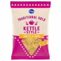 Kroger® Traditional Gold Kettle Style Tortilla Chips Perspective: Main