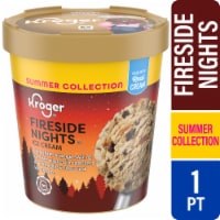 Kroger® Summer Collection Fireside Nights Orange Swirl and S'Mores Ice Cream Pint Perspective: Main