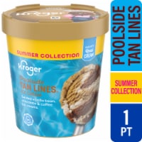 Kroger® Summer Collection Poolside Tan Lines Swirled Vanilla Chocolate and Coffee Ice Cream Pint Perspective: Main