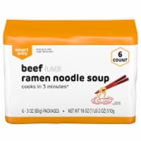 Smart Way™ Beef Flavor Ramen Noodle Soup Perspective: Main