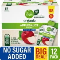 Simple Truth Organic® No Sugar Added Applesauce Pouches BIG DEAL! Perspective: Main