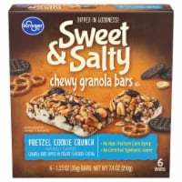 Kroger® Sweet & Salty Pretzel Cookie Crunch Chewy Granola Bars Perspective: Main