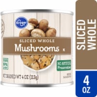 Kroger® Mushrooms Sliced Whole Perspective: Main