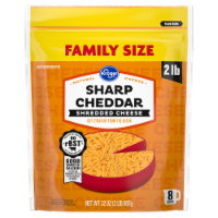 Kroger® Sharp Cheddar Shredded Cheese Perspective: Main