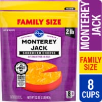Kroger® Natural Monterey Jack Shredded Cheese Family Size Perspective: Main