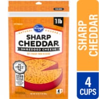 Kroger® Sharp Cheddar Shredded Cheese Perspective: Main