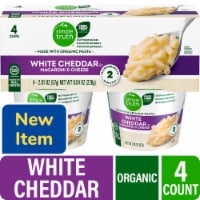 Simple Truth® White Cheddar Macaroni and Cheese Cups Perspective: Main