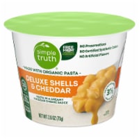 Simple Truth Organic® Deluxe Shells and Cheddar Macaroni and Cheese Cup Perspective: Main