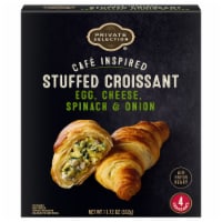 Private Selection® Cafe Inspired Egg Cheese Spinach & Onion Stuffed Croissant Perspective: Main