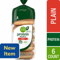 Simple Truth® Protein Plain Bagels Perspective: Main