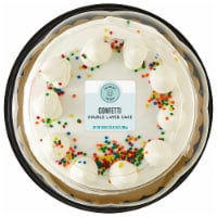 Bakery Fresh Goodness Confetti White Iced Double Layer Cake