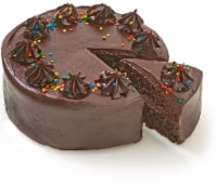 Bakery Fresh Chocolate Fudge Iced Chocolate Cake Perspective: Main
