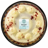 Bakery Fresh Red Velvet Cake with Cream Cheese Icing Perspective: Main