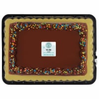 Bakery Fresh Goodness Yellow Cake With Chocolate Buttercreme Icing