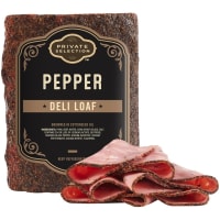 Private Selection™ Pepper Loaf Fresh Sliced Deli Meat Perspective: front