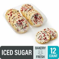 Bakery Seasonal Iced Sugar Cookies Perspective: Main
