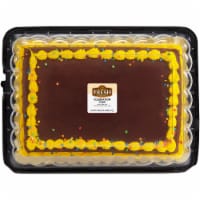Bakery Fresh Goodness Celebration Chocolate Buttercream Iced Yellow Sheet Cake Perspective: Main