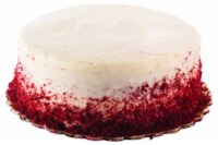 Bakery Fresh Goodness Round Single Layer Red Velvet Cake with Cream Cheese Icing