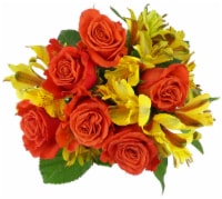 Bloom Haus Splendid Orange Rose Bouquet Perspective: Main