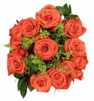 Bloom Haus Classic Rose Bouquet - Orange