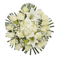 Bloom Haus 18 Plus Rose Bouquet - White