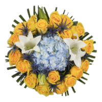 Bloom Haus 18 Plus Rose Bouquet - Yellow