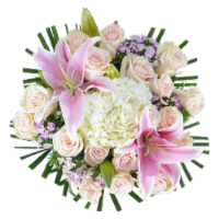 Bloom Haus 18 Plus Rose Bouquet - Pink