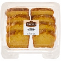 Bakery Fresh Goodness Sliced Lemon Loaf Cake Perspective: Main